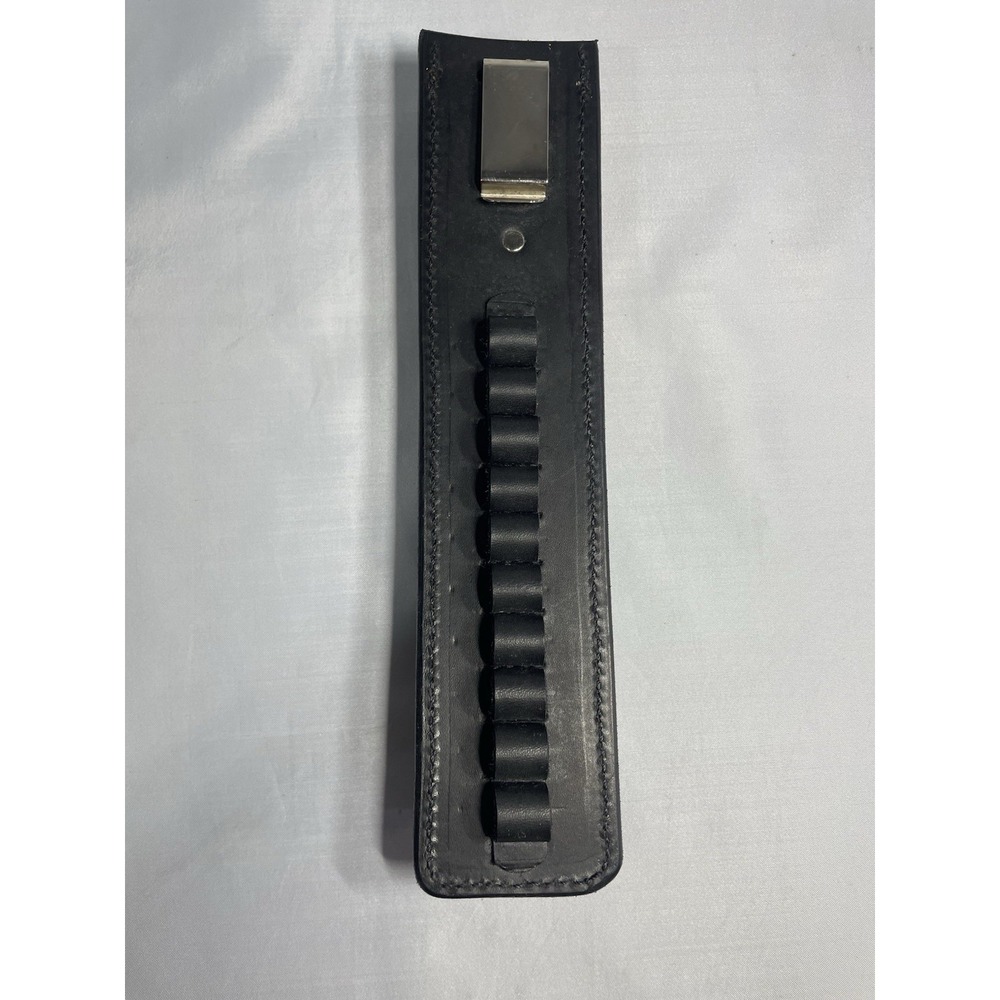 Two Sided Ammo Holder With Belt Clip – 12 Gauge On One Side 45 ACP On Other Side